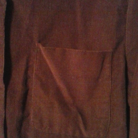 *BAXTER & WELLS WOMEN'S BURGUNDY SOFT CORDUROY TOP - Picture 3 of 6